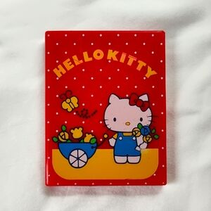 1980 Hello Kitty Red Polka Dot Mirror and Comb Holder
